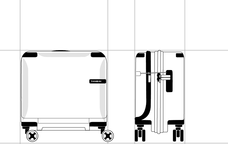 samsonite evoa rolling tote